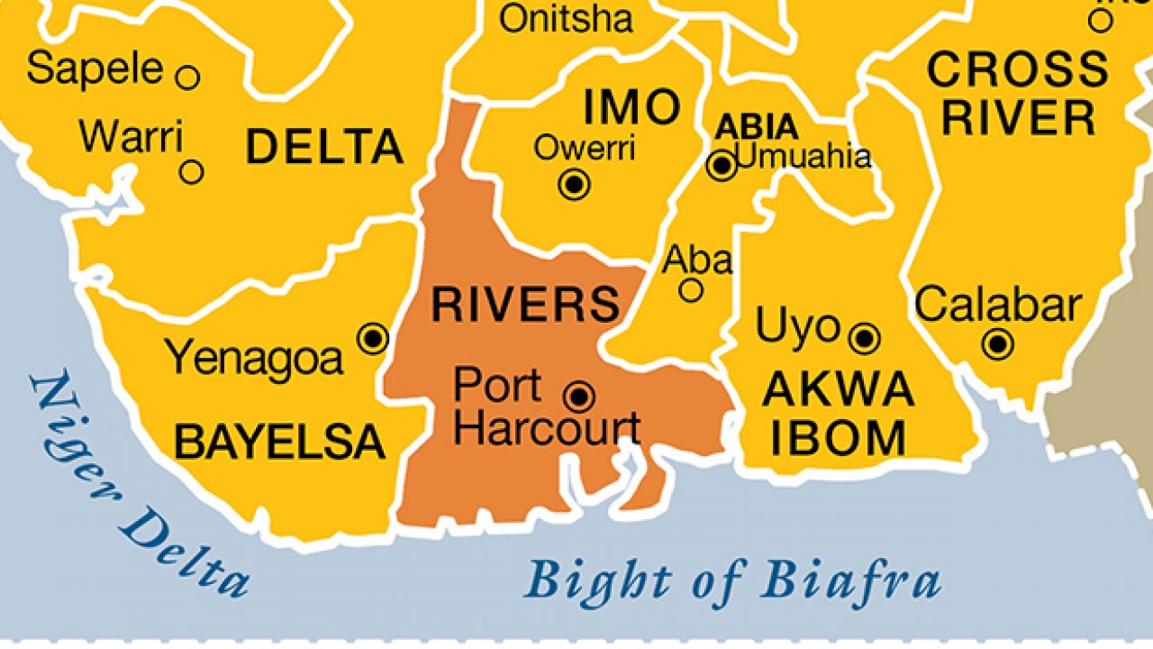 Rivers State map